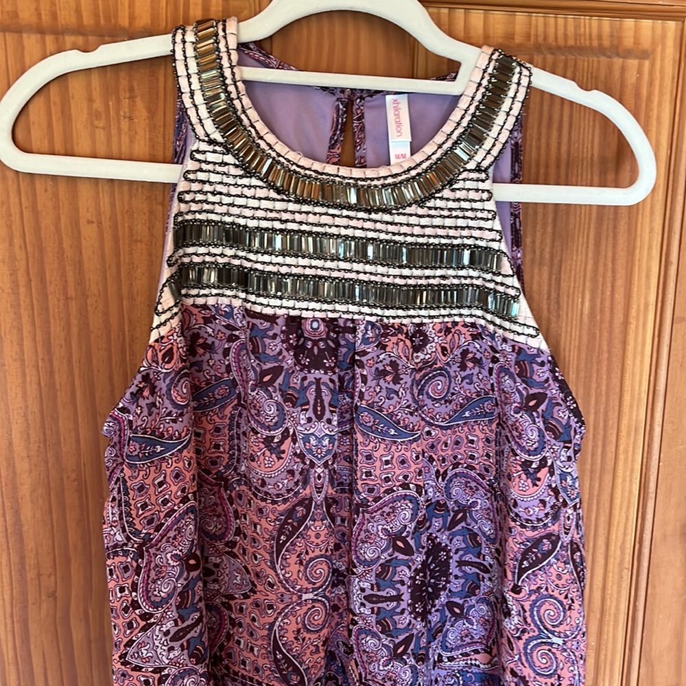 Embellished Shift Dress Size M - Picture 3 of 4